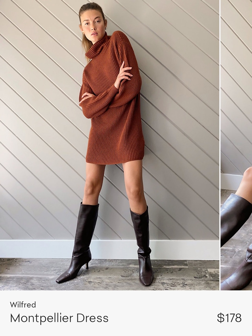 Aritzia Montpellier Sweater Dress